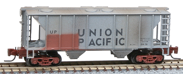 Hopper - Weathered -- Union Pacific
