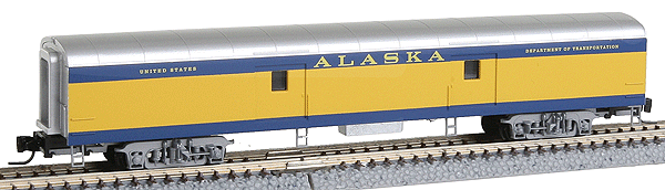 Smoothside Baggage Car -- Alaska Railroad