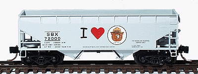 33' Twin Bay Offset Side Hopper -- Smokey Bear Special Edition