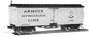 36' Wood-Sheathed Ice Reefer -- Armour Meats