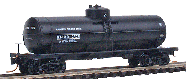 39' Single Dome Tankcar -- Shippers Car Line Corp #7675