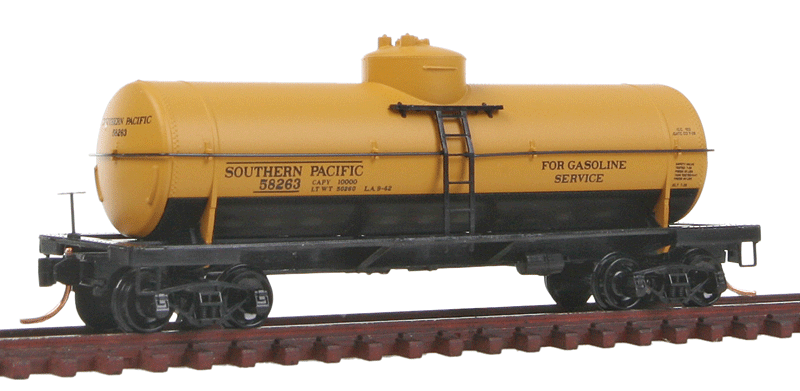 39' Single-Dome Tank Car - Ready to Run -- Southern Pacific #58263 (yellow, black)