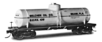 39' Single Dome Tank Car Belcher Oil