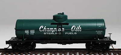 39' Single-Dome Tank Car -- Champion Oils #HJMX 6002 (green w/white logo & lettering)