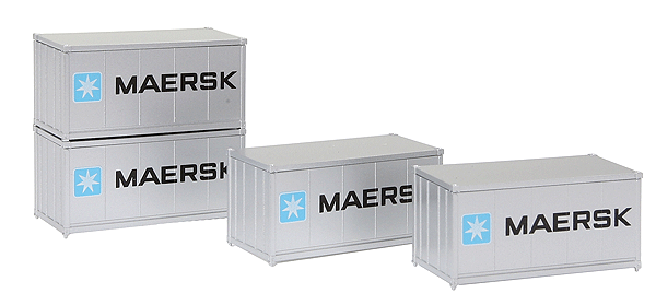 20' Container 4-Pack -- Maersk