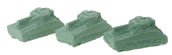 Freight Car Loads -- Army Tanks pkg(3)