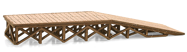 Laser-Cut Wood Kit -- Loading Dock - Small (2-3/16 x 9/32")
