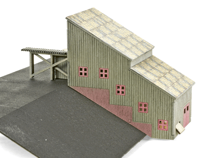 Ore Stamp Mill -- Laser-Cut Wood Kit