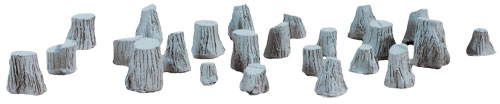 Tree Stumps - Kit -- Unpainted pkg(24)