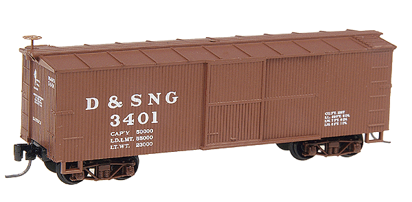 30' Single Door Boxcar -- Durango & Silverton #3409