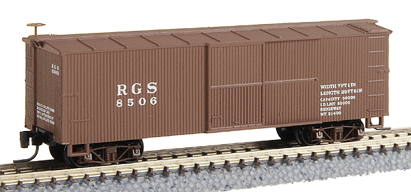 30' Boxcar -- Rio Grande Southern #8506 (Light Boxcar Red)