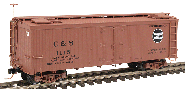 30' Refrigerator Car HOn3 -- Colorado & Southern #1115