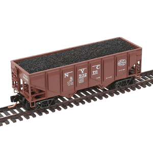 33' USRA Panel Side Twin Bay Hopper -- New York Central #850276 (Boxcar Red w/ White Logo Lettering)