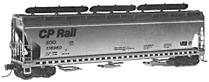 3 Bay Center Flow Covered Hopper -- CP Rail/Soo Line #116960