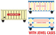 Circus Container 3-Pack - Assembled -- Strates Shows JESX #119, 158, 100 (Set #1, Duek Ash Era Schemes)