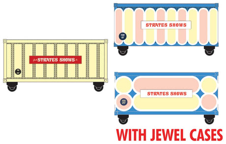 Circus Container 3-Pack - Assembled -- Strates Shows JESX #119, 158, 100 (Set #1, Duek Ash Era Schemes)