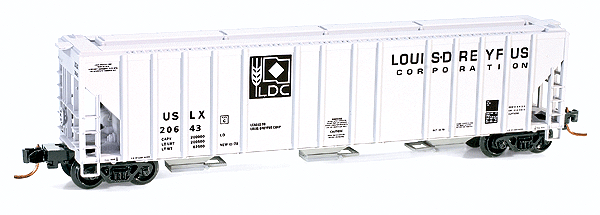 3-Bay Covered Hopper -- Louis-Dreyfus #20643