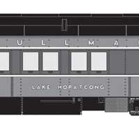 Pullman Heavyweight 10-1-2 Sleeper 5-Pack - Ready to Run -- Union Pacific Lake Series: Clark, Crystal, Hopatcong, Livingston, Waccamaw (