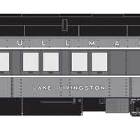 Pullman Heavyweight 10-1-2 Sleeper 5-Pack - Ready to Run -- Union Pacific Lake Series: Clark, Crystal, Hopatcong, Livingston, Waccamaw (
