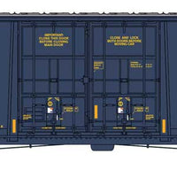 60' Rib-Side, Double-Plug-Door High-Cube Boxcar 3-Pack - Ready to Run -- CSX 173565, 173572, 173576 (blue, yellow, conspicuity marks)