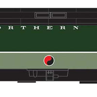 Heavyweight Baggage, Baggage-Mail and 3 10-1-2 Sleeper Set - Ready to Run -- Northern Pacific 1513, 1440, 704, 708, 717 (Loewy 2-Tone Green)