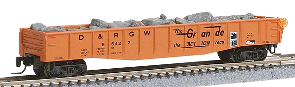 Gondola Runner Pack pkg(4) -- Denver & Rio Grande Western #56376, 56380, 56400, 56423