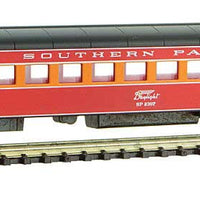 Smooth-Side Baggage, 2 Coaches, Sleeper 4-Car Set - Ready to Run -- Southern Pacific (Daylight, orange, black)