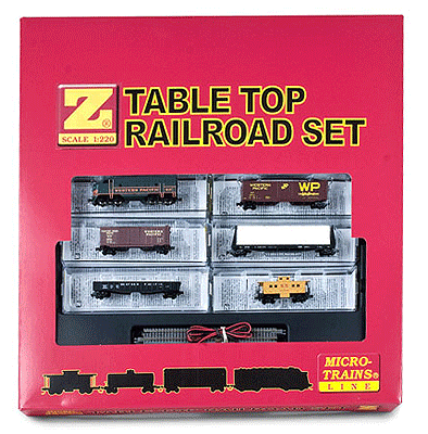 Table Top Train-Only Set w/Track (No Power Pack) -- Western Pacific