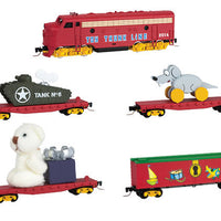 Toy Trunk Line Christmas Train Set