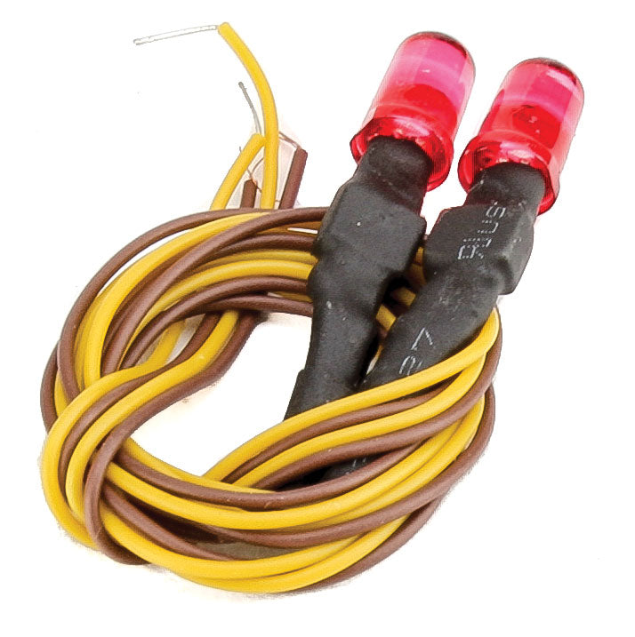 Blinking LED w/Resistor -- Red, 12V pkg(2)