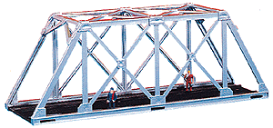 High Trestle Bridge w/Figures -- Kit