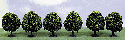 Assorted Trees -- Medium Green - Spring 1-3/4 to 3-3/4"