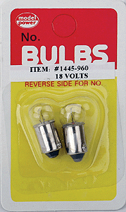 Bayonet Base 18V -- #1445 Clear pkg(2)