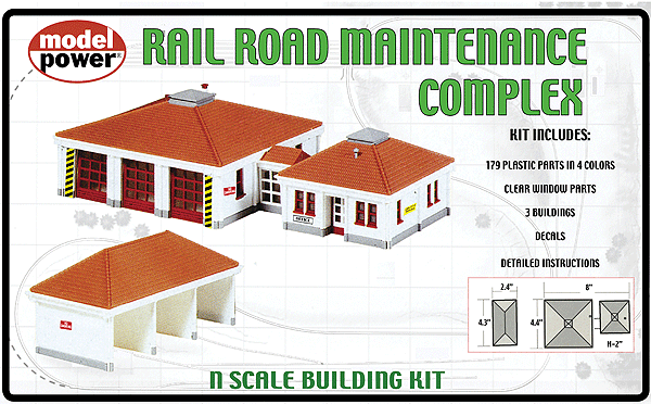 Building Kits pkg(3) -- Railroad Maintenance Complex