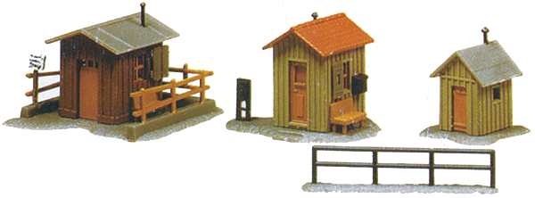 Building Kits pkg(3) -- Trackside Buildings