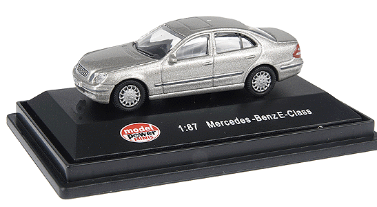 Diecast Automobiles - Mercedes-Benz -- E Class (silver)