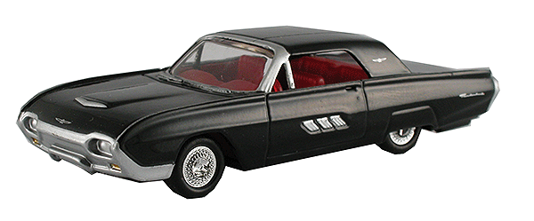 Diecast Automobiles - 1963 Ford Thunderbird -- Black