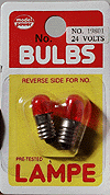 Bulbs f/Electrical Accessories -- Red pkg(2)
