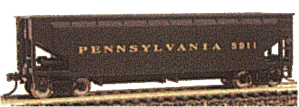 40' Ballast Hopper w/Longitudinal Doors -- Pennsylvania