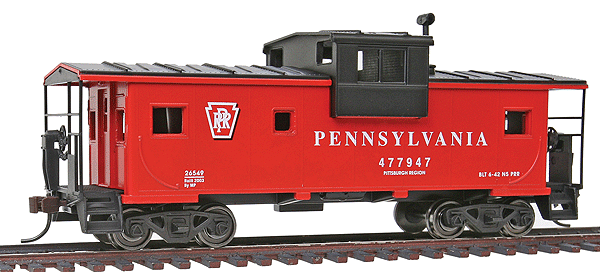 34' Extended-Vision Caboose -- Pennsylvania Railroad