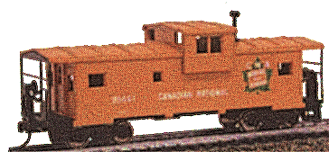 34' Extended-Vision Caboose -- Canadian National