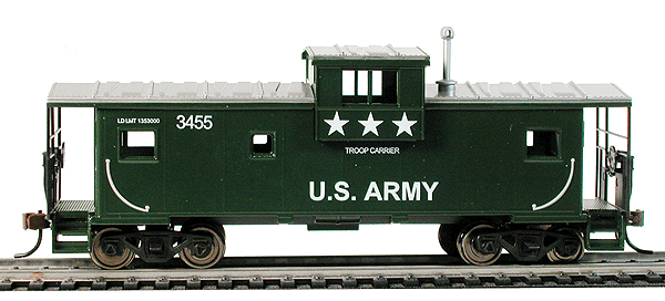 34' Extended Vision Caboose -- United States Army