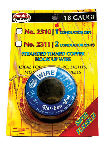 Hook-Up Wire -- 18-Gauge, One Conductor, 23'