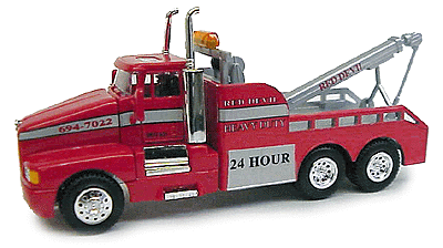 Tow Truck/Wrecker (Assembled Diecast) -- Red Devil Towing