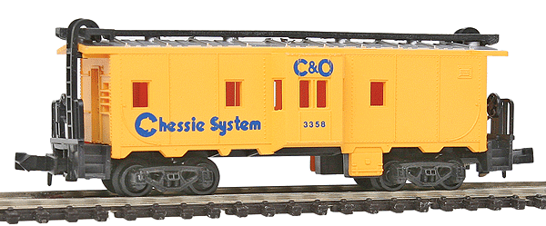 Bay Window Caboose -- Chessie System (yellow)