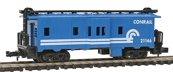 Bay Window Caboose -- Conrail (blue)