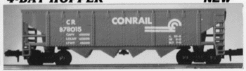4-Bay Hopper -- Conrail