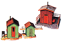 Trackside Buildings -- Kit pkg(3)