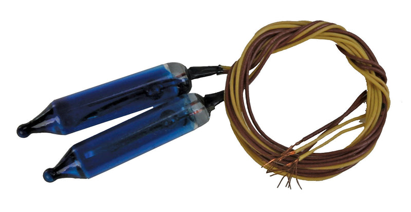 Building Light Bulbs -- Blue Flashing pkg(2)