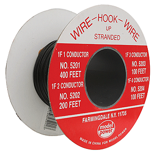 Hook-Up Wire -- 1-Conductor, 400' (Black)